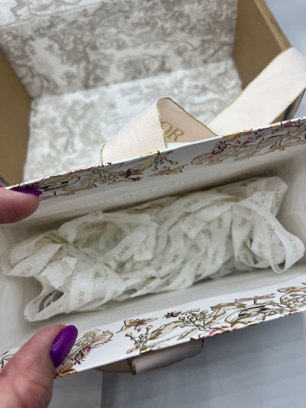 Dior Floral gift bag Pouch and Jadore Parfum spray Sample - Picture 5 of 5